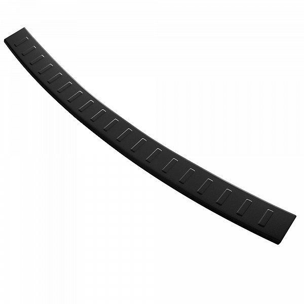 Stainless Steel Rear Bumper Protector Compatible With Seat Alhambra 10.2010-04.2020 Rearguard, Tailored Fit Bumper Guard,  Loading Edge Protector- Colour Matte Black Powdercoated Stainless Steel