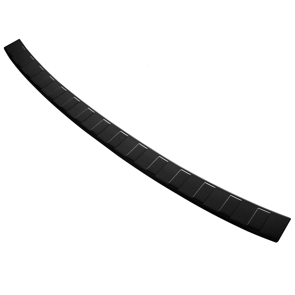 Stainless Steel Rear Bumper Protector Compatible With Volkswagen Tiguan 04.2016-11.2023 Rearguard, Tailored Fit Bumper Guard,  Loading Edge Protector- Colour Matte Black Powdercoated Stainless Steel