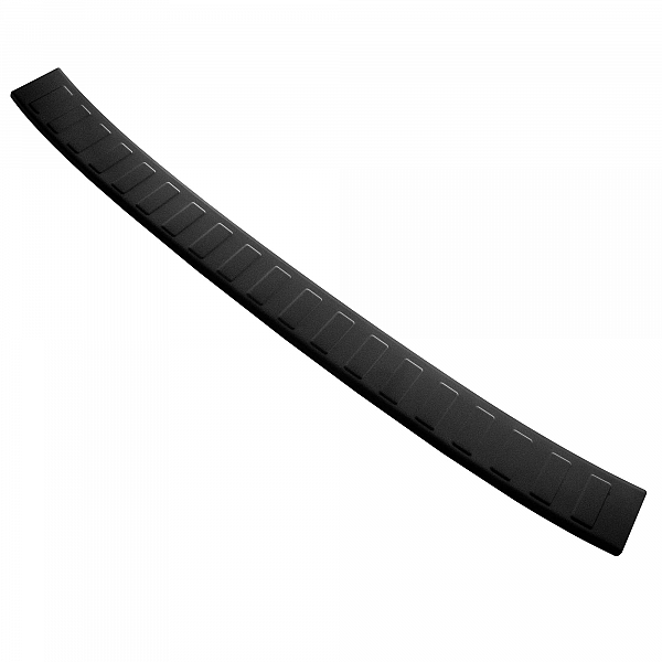 Stainless Steel Rear Bumper Protector Compatible With Volkswagen T-Roc 11.2017-> Rearguard, Tailored Fit Bumper Guard,  Loading Edge Protector- Colour Matte Black Powdercoated Stainless Steel