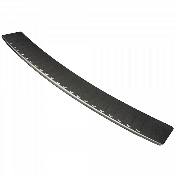 Stainless Steel Rear Bumper Protector Compatible With MINI Countryman R60 09.2010-11.2016 Rearguard, Tailored Fit Bumper Guard,  Loading Edge Protector- Colour Dark Grey Brushed Stainless Steel