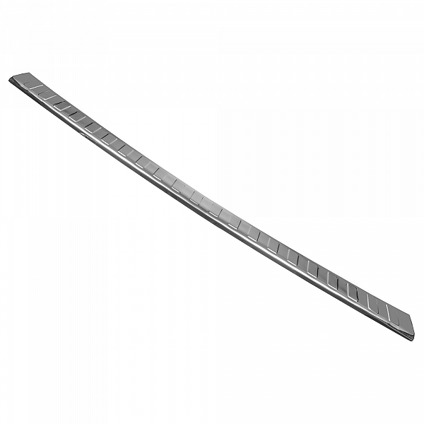 Stainless Steel Rear Bumper Protector Compatible With Mercedes Benz E Class T Modell (Estate) S213 09.2016-09.2020 Rearguard, Tailored Fit Bumper Guard,  Loading Edge Protector- Colour Polished Stainless Steel (Chrome)