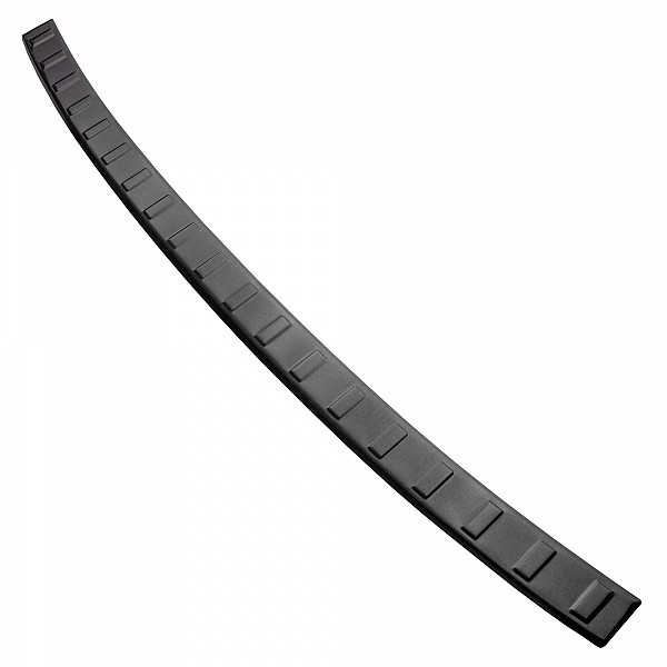 Stainless Steel Rear Bumper Protector Compatible With Peugeot 3008 10.2016-11.2023 Rearguard, Tailored Fit Bumper Guard,  Loading Edge Protector- Colour Dark Grey Brushed Stainless Steel