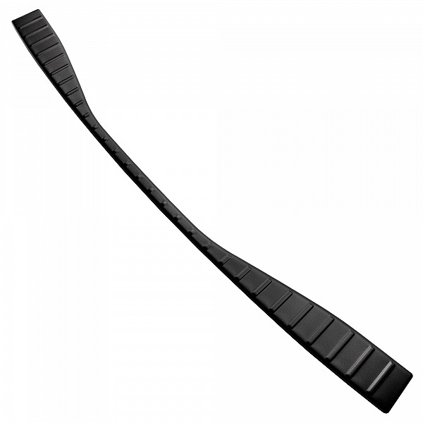 Stainless Steel Rear Bumper Protector Compatible With Toyota BZ4X 06.2022-> Rearguard, Tailored Fit Bumper Guard,  Loading Edge Protector- Colour Matte Black Powdercoated Stainless Steel
