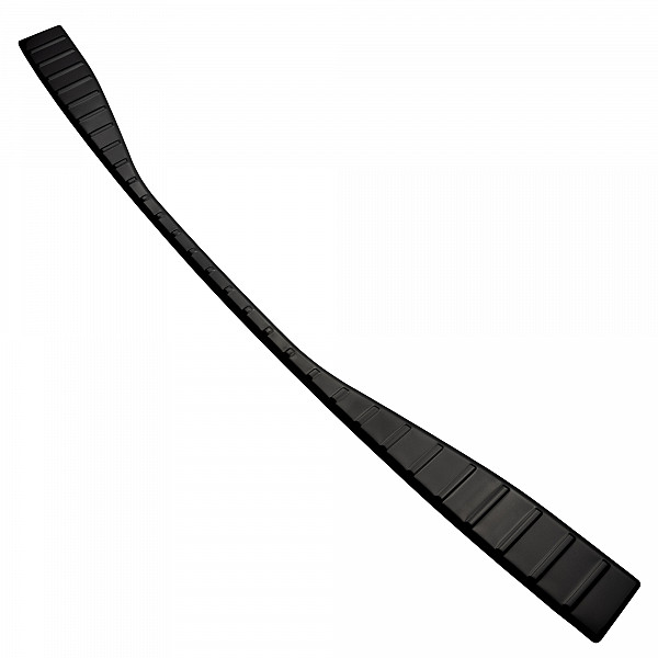 Stainless Steel Rear Bumper Protector Compatible With Toyota BZ4X 06.2022-> Rearguard, Tailored Fit Bumper Guard,  Loading Edge Protector- Colour Black Mirror Stainless Steel (Black Chrome)