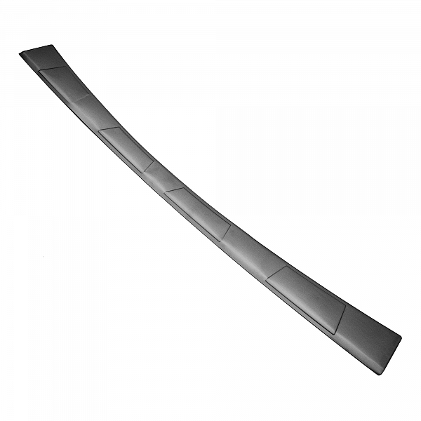 Stainless Steel Rear Bumper Protector Compatible With Mitsubishi ASX 10.2017-08.2019 Rearguard, Tailored Fit Bumper Guard,  Loading Edge Protector- Colour Dark Grey Brushed Stainless Steel