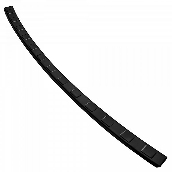 Stainless Steel Rear Bumper Protector Compatible With Jeep Grand Cherokee 07.2022-> Rearguard, Tailored Fit Bumper Guard,  Loading Edge Protector- Colour Black Mirror Stainless Steel (Black Chrome)