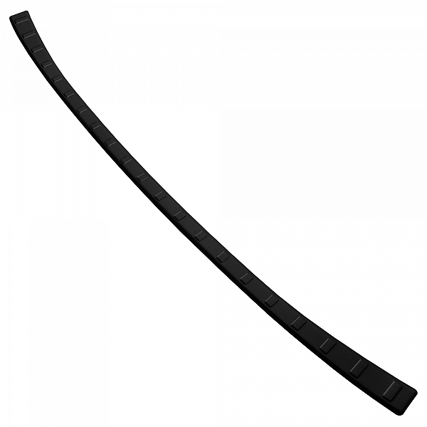 Stainless Steel Rear Bumper Protector Compatible With Nissan Qashqai III 07.2021-> Rearguard, Tailored Fit Bumper Guard,  Loading Edge Protector- Colour Matte Black Powdercoated Stainless Steel