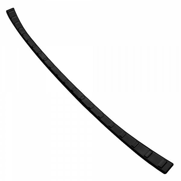 Stainless Steel Rear Bumper Protector Compatible With Nissan Qashqai III 07.2021-> Rearguard, Tailored Fit Bumper Guard,  Loading Edge Protector- Colour Black Mirror Stainless Steel (Black Chrome)
