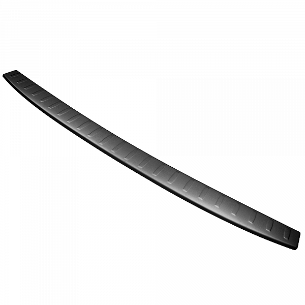 Stainless Steel Rear Bumper Protector Compatible With Hyundai Tucson 07.2015-07.2018 Rearguard, Tailored Fit Bumper Guard,  Loading Edge Protector- Colour Dark Grey Brushed Stainless Steel