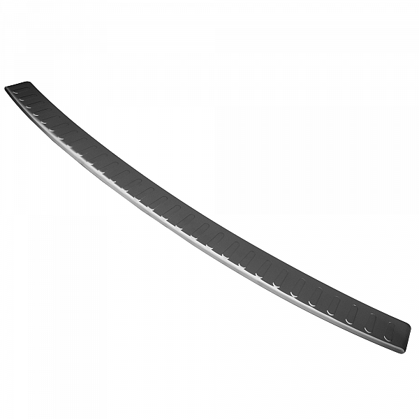 Stainless Steel Rear Bumper Protector Compatible With BMW X5 F15 11.2013-07.2018 Rearguard, Tailored Fit Bumper Guard,  Loading Edge Protector- Colour Dark Grey Brushed Stainless Steel