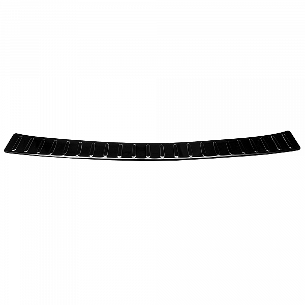 Stainless Steel Rear Bumper Protector Compatible With BMW 5 series Gran Turismo GT (F07) 10.2009-03.2017 Rearguard, Tailored Fit Bumper Guard,  Loading Edge Protector- Colour Black Mirror Stainless Steel (Black Chrome)