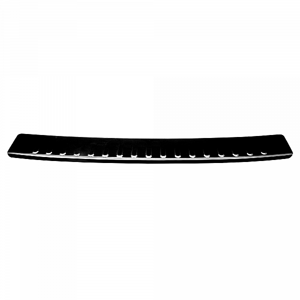 Stainless Steel Rear Bumper Protector Compatible With MINI Cooper, Cooper S, JCW, 3 doors & Coupe R56 & R58 11.2006-05.2015 Rearguard, Tailored Fit Bumper Guard,  Loading Edge Protector- Colour Black Mirror Stainless Steel (Black Chrome)