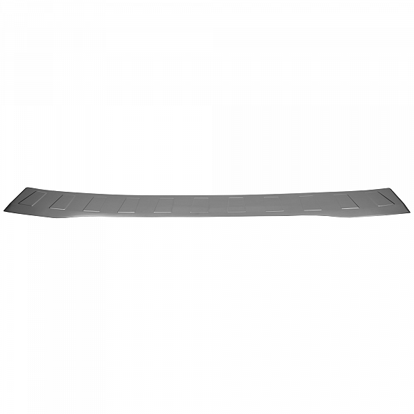 Stainless Steel Rear Bumper Protector Compatible With Ford Transit Courier, Tourneo Courier 06.2014-04.2018 Rearguard, Tailored Fit Bumper Guard,  Loading Edge Protector- Colour Brushed Stainless Steel
