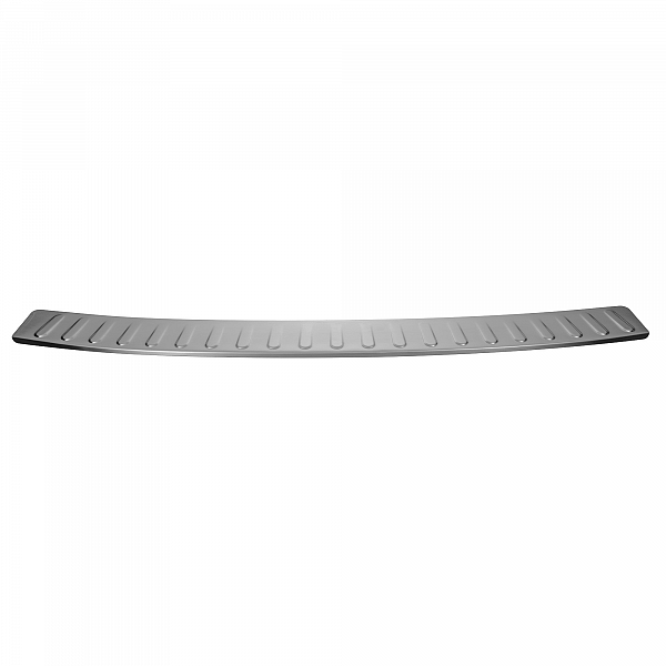 Stainless Steel Rear Bumper Protector Compatible With Ford Kuga 2 03.2013-01.2017 Rearguard, Tailored Fit Bumper Guard,  Loading Edge Protector- Colour Brushed Stainless Steel