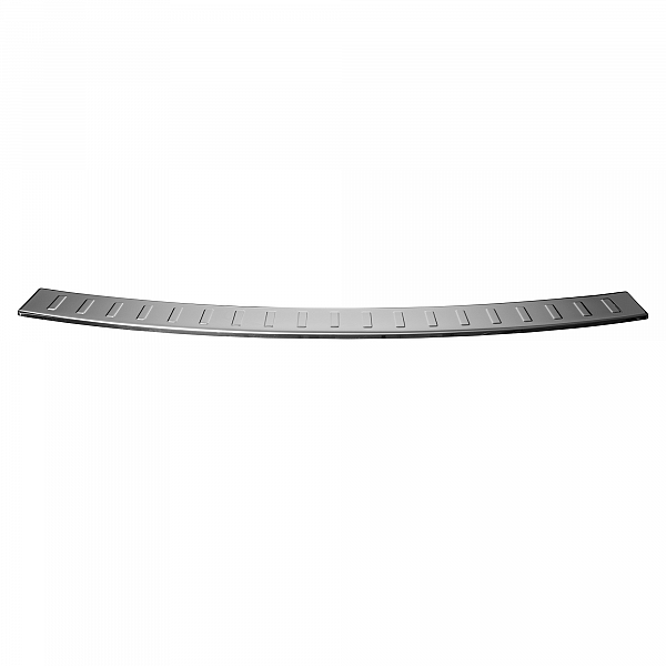 Stainless Steel Rear Bumper Protector Compatible With Volkswagen Sharan 08.2010-06.2022 Rearguard, Tailored Fit Bumper Guard,  Loading Edge Protector- Colour Polished Stainless Steel (Chrome)