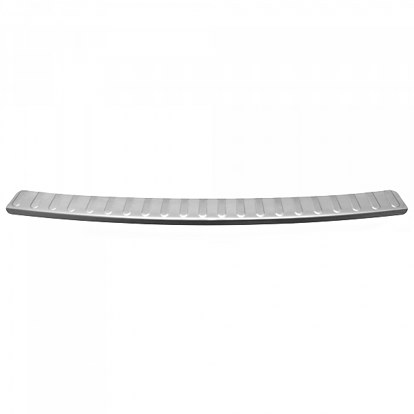 Stainless Steel Rear Bumper Protector Compatible With Volkswagen Passat B8 Limousine 11.2014-11.2023 Rearguard, Tailored Fit Bumper Guard,  Loading Edge Protector- Colour Brushed Stainless Steel