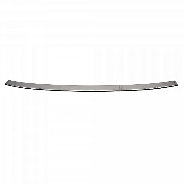 Stainless Steel Rear Bumper Protector Compatible With Hyundai Tucson IV 12.2020-> Rearguard, Tailored Fit Bumper Guard,  Loading Edge Protector- Colour Polished Stainless Steel (Chrome)