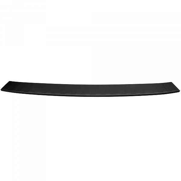 Stainless Steel Rear Bumper Protector Compatible With Skoda Kamiq 09.2019-> Rearguard, Tailored Fit Bumper Guard,  Loading Edge Protector- Colour Matte Black Powdercoated Stainless Steel