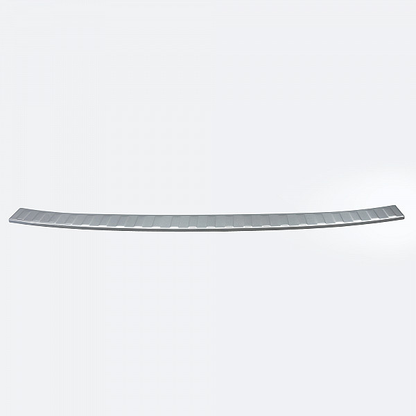 Stainless Steel Rear Bumper Protector Compatible With Mazda MX-30 09.2020-> Rearguard, Tailored Fit Bumper Guard,  Loading Edge Protector- Colour Polished Stainless Steel (Chrome)
