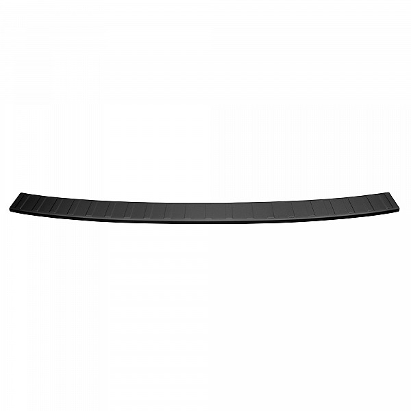 Stainless Steel Rear Bumper Protector Compatible With Volkswagen T7  Multivan 11.2021-> Rearguard, Tailored Fit Bumper Guard,  Loading Edge Protector- Colour Matte Black Powdercoated Stainless Steel