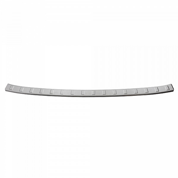 Stainless Steel Rear Bumper Protector Compatible With Cupra Born 11.2021-> Rearguard, Tailored Fit Bumper Guard,  Loading Edge Protector- Colour Brushed Stainless Steel