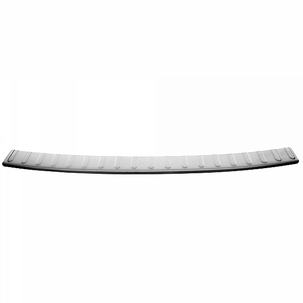 Stainless Steel Rear Bumper Protector Compatible With MINI One, Cooper, Cooper S, D, SD Hatchback 3/5 doors F55/F56 03.2014-02.2021 Rearguard, Tailored Fit Bumper Guard,  Loading Edge Protector- Colour Brushed Stainless Steel