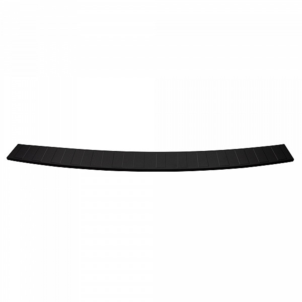 Stainless Steel Rear Bumper Protector Compatible With Opel Vivaro C 07.2019-> Long Version 133,5cm Wide Rearguard, Tailored Fit Bumper Guard,  Loading Edge Protector- Colour Matte Black Powdercoated Stainless Steel