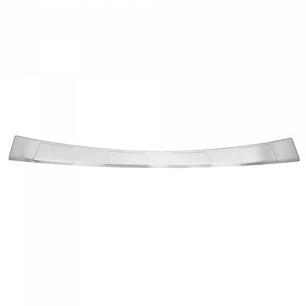 Stainless Steel Rear Bumper Protector Compatible With Mitsubishi ASX 10.2017-08.2019 Rearguard, Tailored Fit Bumper Guard,  Loading Edge Protector- Colour Brushed Stainless Steel