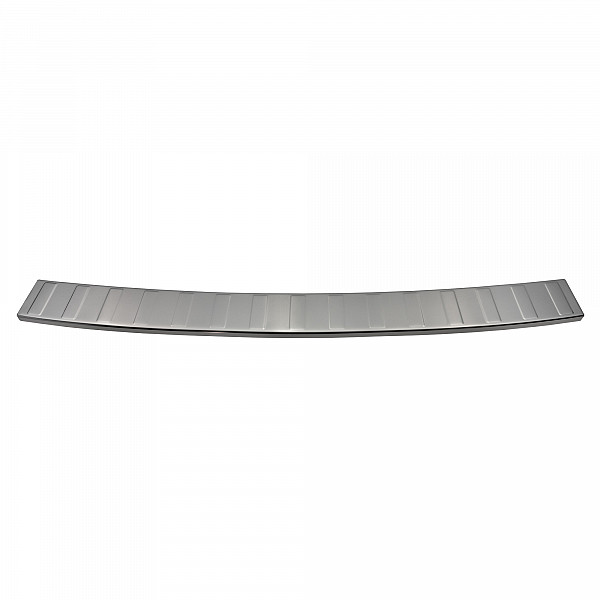 Stainless Steel Rear Bumper Protector Compatible With Opel Vivaro C 07.2019-> Rearguard, Tailored Fit Bumper Guard,  Loading Edge Protector- Colour Polished Stainless Steel (Chrome)