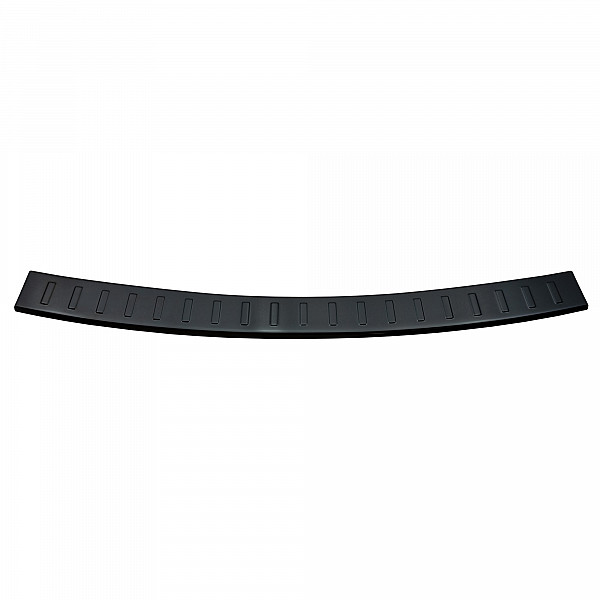 Stainless Steel Rear Bumper Protector Compatible With Seat Alhambra 10.2010-04.2020 Rearguard, Tailored Fit Bumper Guard,  Loading Edge Protector- Colour Black Mirror Stainless Steel (Black Chrome)