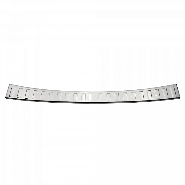 Stainless Steel Rear Bumper Protector Compatible With BMW X2 F39 03.2018-10.2023 Rearguard, Tailored Fit Bumper Guard,  Loading Edge Protector- Colour Polished Stainless Steel (Chrome)