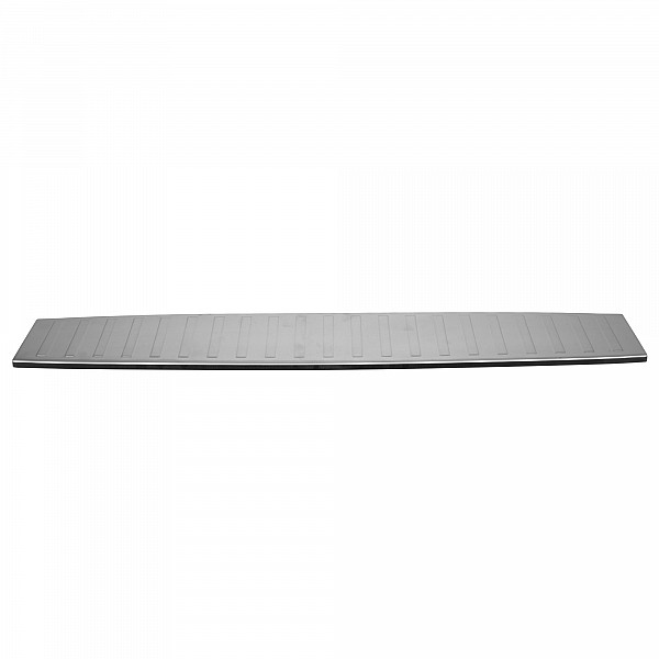 Stainless Steel Rear Bumper Protector Compatible With Nissan NV300 11.2016-09.2021 Rearguard, Tailored Fit Bumper Guard,  Loading Edge Protector- Colour Brushed Stainless Steel