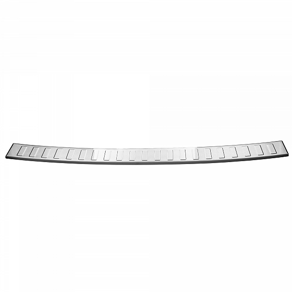 Stainless Steel Rear Bumper Protector Compatible With BMW 5 series Touring (Estate) G31 (not for M Sport) 06.2017-06.2020 Rearguard, Tailored Fit Bumper Guard,  Loading Edge Protector- Colour Brushed Stainless Steel