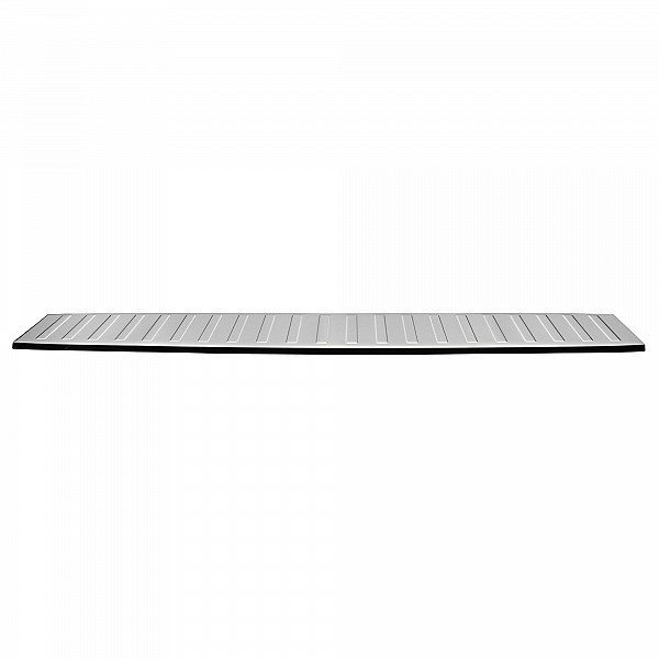 Stainless Steel Rear Bumper Protector Compatible With Nissan NV300 11.2016-09.2021 Rearguard, Tailored Fit Bumper Guard,  Loading Edge Protector- Colour Polished Stainless Steel (Chrome)