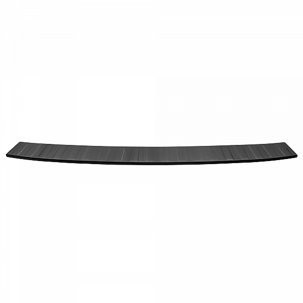 Stainless Steel Rear Bumper Protector Compatible With Skoda Kamiq 09.2019-> Rearguard, Tailored Fit Bumper Guard,  Loading Edge Protector- Colour Dark Grey Brushed Stainless Steel