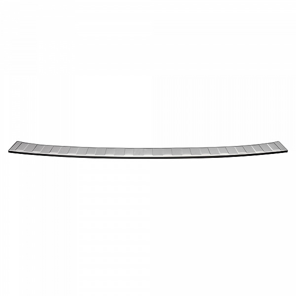 Stainless Steel Rear Bumper Protector Compatible With Mercedes Benz Citan T Class W420 10.2021-> Rearguard, Tailored Fit Bumper Guard,  Loading Edge Protector- Colour Polished Stainless Steel (Chrome)