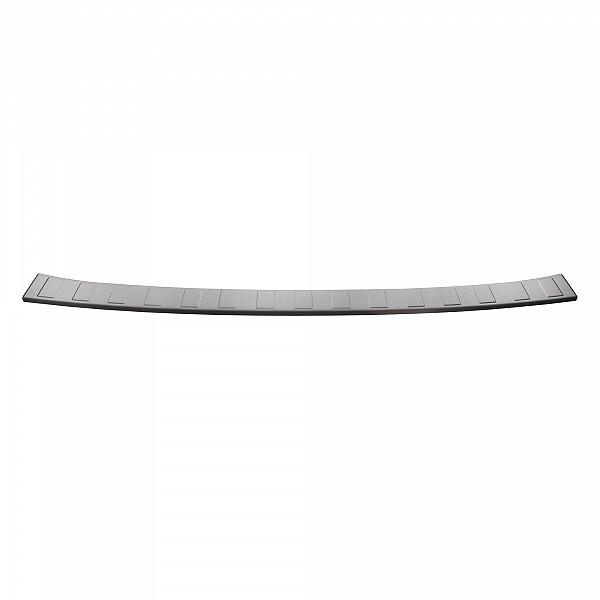 Stainless Steel Rear Bumper Protector Compatible With Mercedes Benz Citan T Class W420 10.2021-> Rearguard, Tailored Fit Bumper Guard,  Loading Edge Protector- Colour Brushed Stainless Steel