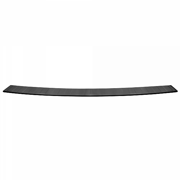 Stainless Steel Rear Bumper Protector Compatible With Opel Vivaro C 07.2019-> Long Version 133,5cm Wide Rearguard, Tailored Fit Bumper Guard,  Loading Edge Protector- Colour Dark Grey Brushed Stainless Steel