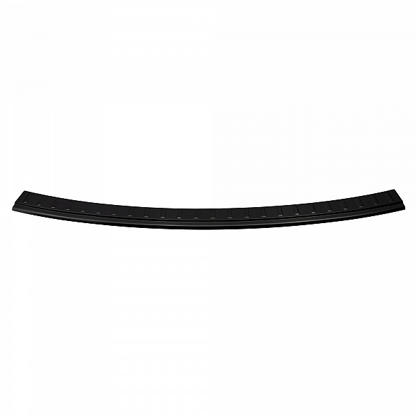 Stainless Steel Rear Bumper Protector Compatible With Porsche Macan 04.2014-03.2024 Rearguard, Tailored Fit Bumper Guard,  Loading Edge Protector- Colour Black Mirror Stainless Steel (Black Chrome)