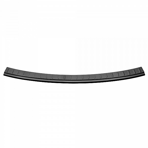 Stainless Steel Rear Bumper Protector Compatible With Porsche Macan 04.2014-03.2024 Rearguard, Tailored Fit Bumper Guard,  Loading Edge Protector- Colour Dark Grey Brushed Stainless Steel