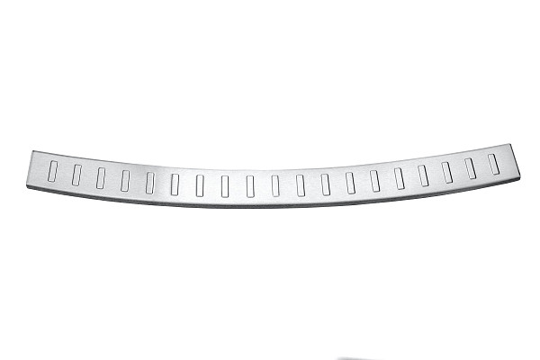 Stainless Steel Rear Bumper Protector Compatible With Seat Alhambra 10.2010-04.2020 Rearguard, Tailored Fit Bumper Guard,  Loading Edge Protector- Colour Brushed Stainless Steel