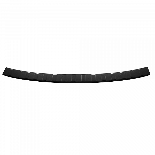 Stainless Steel Rear Bumper Protector Compatible With Volkswagen Tiguan 04.2016-11.2023 Rearguard, Tailored Fit Bumper Guard,  Loading Edge Protector- Colour Matte Black Powdercoated Stainless Steel