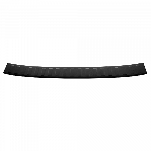 Stainless Steel Rear Bumper Protector Compatible With Volkswagen T-Roc 11.2017-> Rearguard, Tailored Fit Bumper Guard,  Loading Edge Protector- Colour Matte Black Powdercoated Stainless Steel