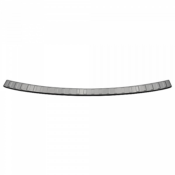 Stainless Steel Rear Bumper Protector Compatible With Renault Austral 09.2022-> Rearguard, Tailored Fit Bumper Guard,  Loading Edge Protector- Colour Brushed Stainless Steel