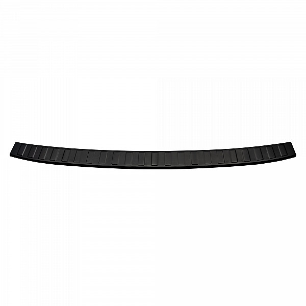 Stainless Steel Rear Bumper Protector Compatible With BMW X5 G05 with M Sport 11.2018-> (only for M Sport) Rearguard, Tailored Fit Bumper Guard,  Loading Edge Protector- Colour Black Mirror Stainless Steel (Black Chrome)