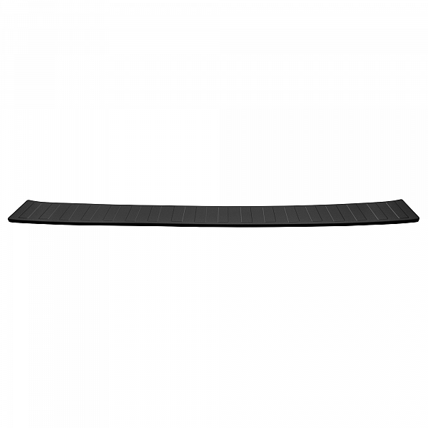 Stainless Steel Rear Bumper Protector Compatible With Volkswagen ID.BUZZ 10.2022-> Rearguard, Tailored Fit Bumper Guard,  Loading Edge Protector- Colour Matte Black Powdercoated Stainless Steel