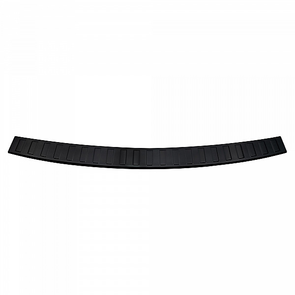 Stainless Steel Rear Bumper Protector Compatible With Opel Zafira Tourer (C) 01.2012-06.2019 Rearguard, Tailored Fit Bumper Guard,  Loading Edge Protector- Colour Black Mirror Stainless Steel (Black Chrome)