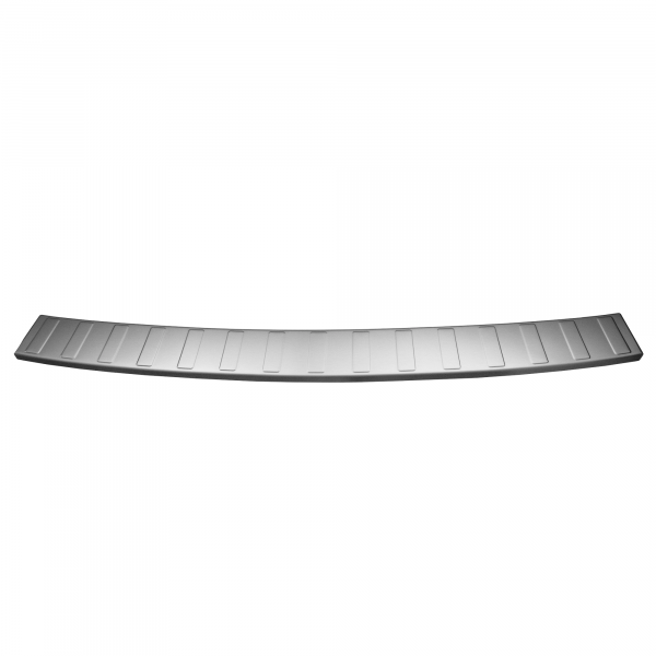 Stainless Steel Rear Bumper Protector Compatible With Peugeot Expert & Traveller 09.2016-> Rearguard, Tailored Fit Bumper Guard,  Loading Edge Protector- Colour Brushed Stainless Steel