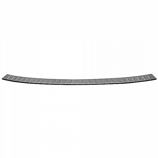 Stainless Steel Rear Bumper Protector Compatible With Dacia Jogger 03.2022-> Rearguard, Tailored Fit Bumper Guard,  Loading Edge Protector- Colour Brushed Stainless Steel