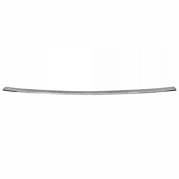 Stainless Steel Rear Bumper Protector Compatible With Suzuki S-Cross 01.2022-> Rearguard, Tailored Fit Bumper Guard,  Loading Edge Protector- Colour Polished Stainless Steel (Chrome)